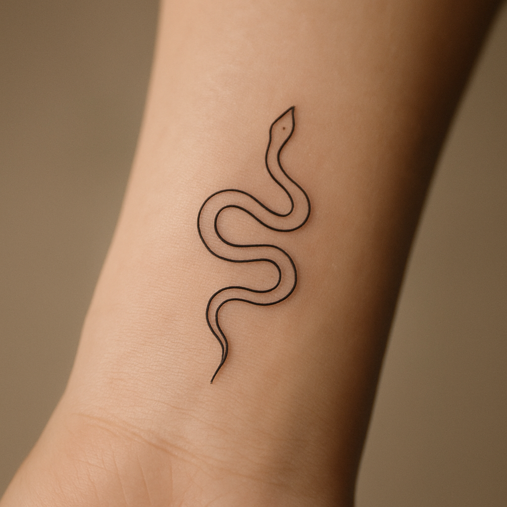 Minimalistyczny wąż fine line